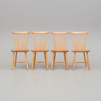 STOLAR, 4 stycken, "Lilla Åland", Carl Malmsten, Stolab.