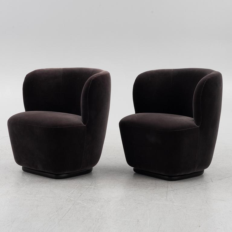 Space Copenhagen, armchairs, a pair, "Stay Lounge Chair", Gubi, Denmark.