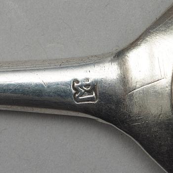 A Danish 17th century silver spoon, marks of Matz Christensen (Viborg 1646-1662).