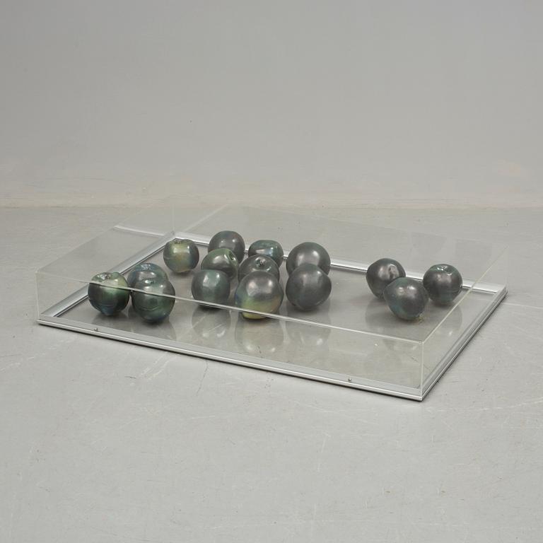 ANNIKA MASOLLE, skulptur/blandteknik, signerad och daterad -90.