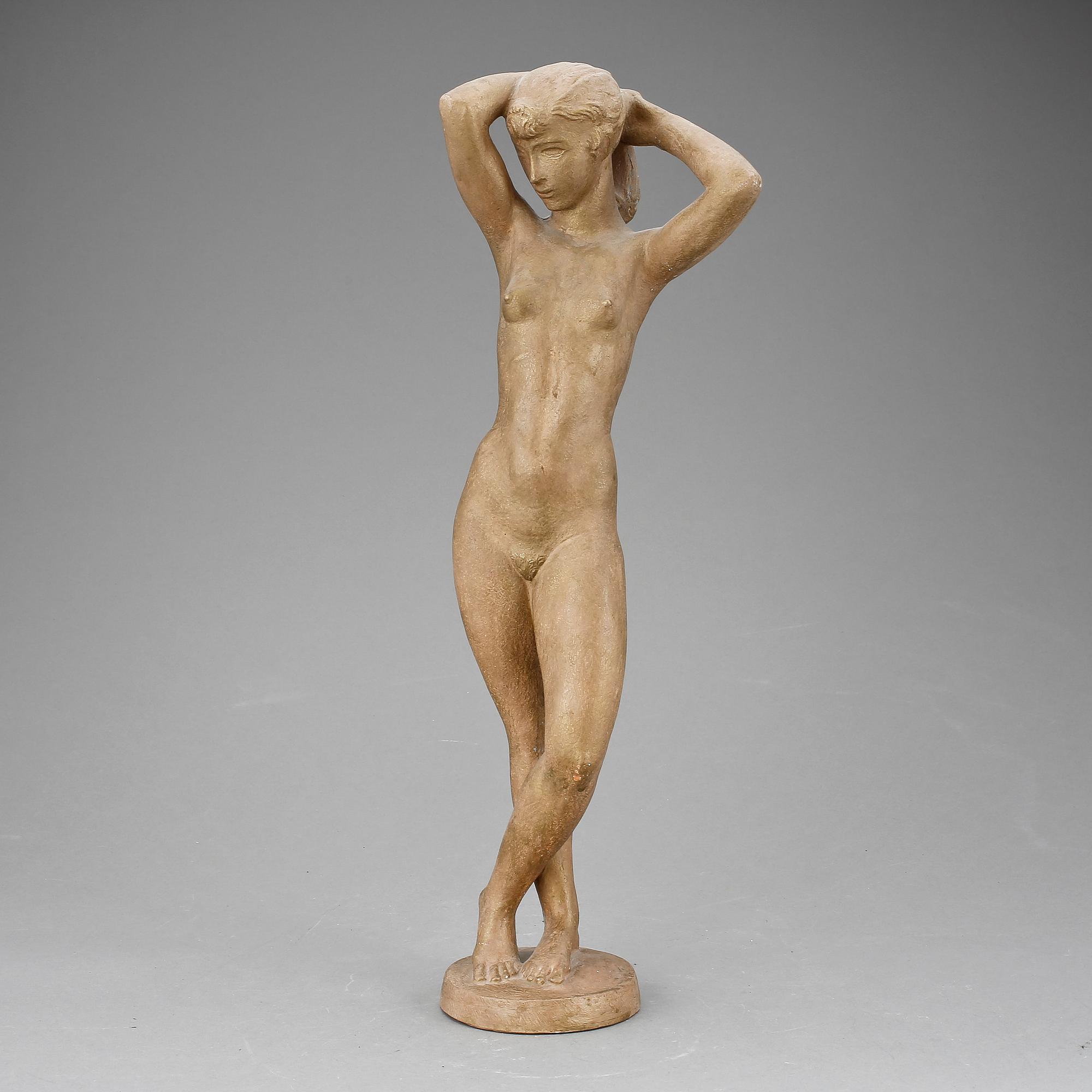 LEO HOLMGREN, skulptur, signerad.