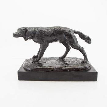 Okänd konstnär 1900-tal ,  skulptur metall bär signering.