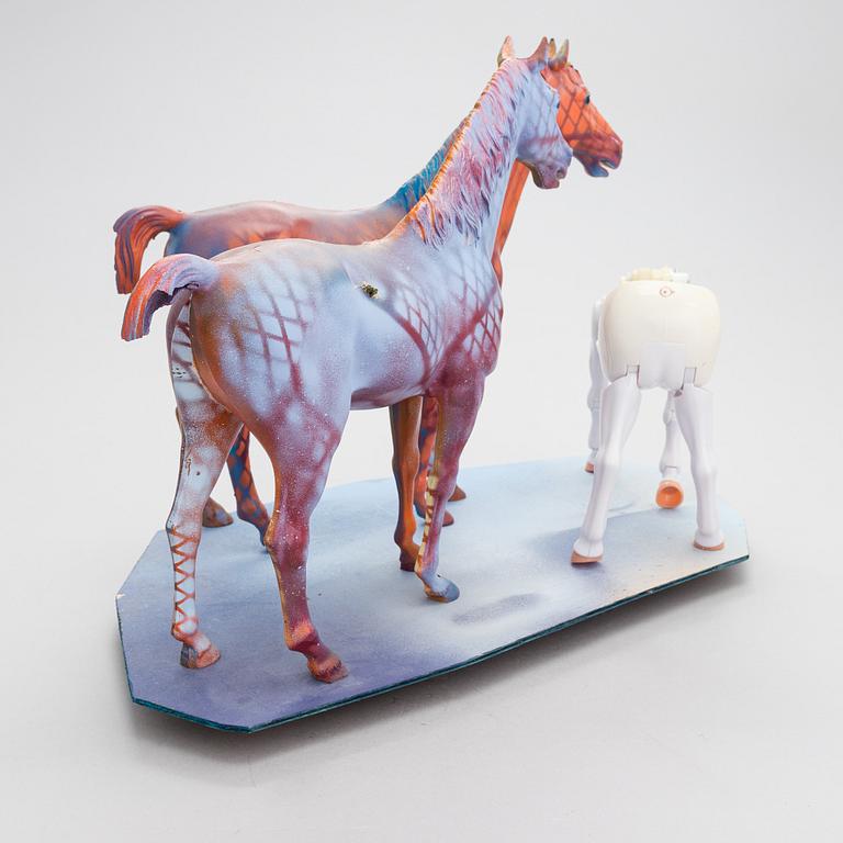 Matti Helenius, assemblage, signed and dated 2019.