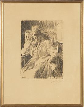 Anders Zorn, ”Änkedrottning Sophia”.