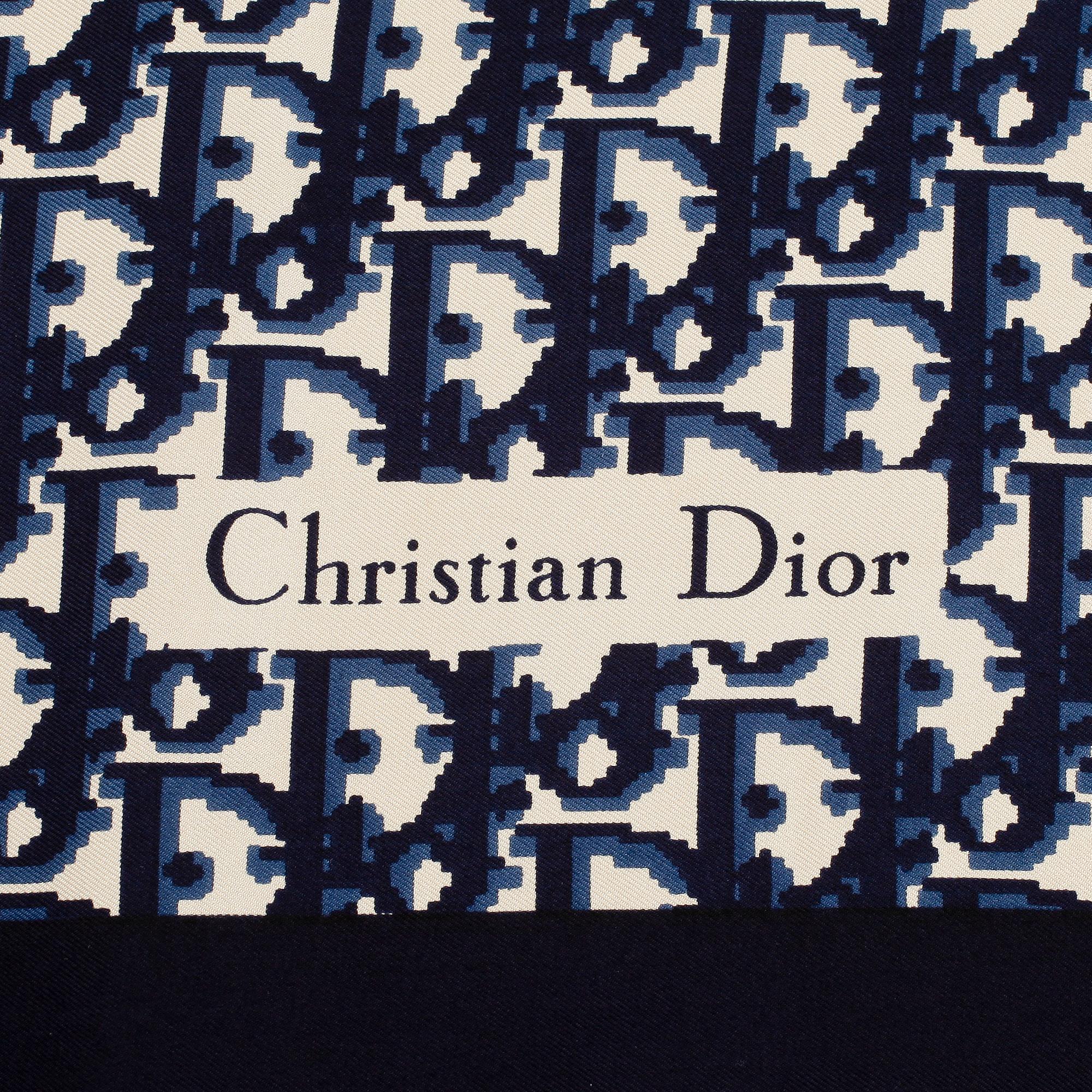 SCARF, 2 st, siden och cashmere, Dior.