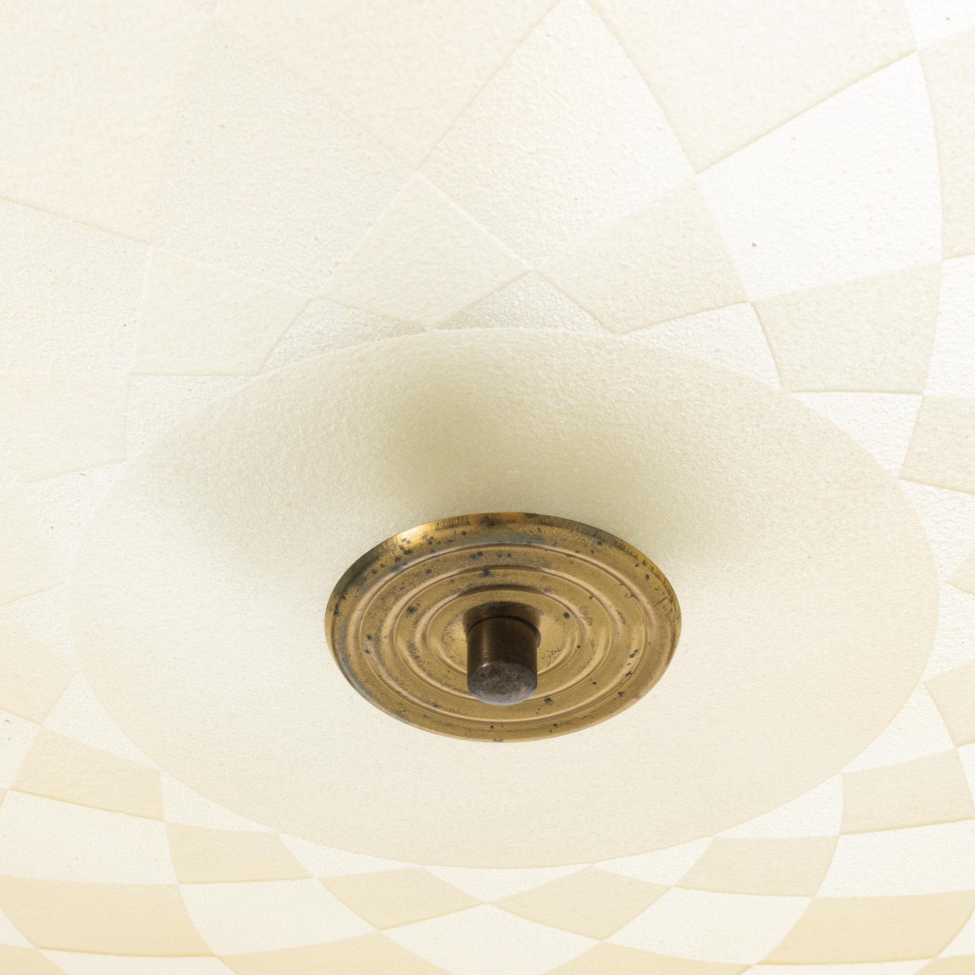 A 1930's/40's ceiling lamp.