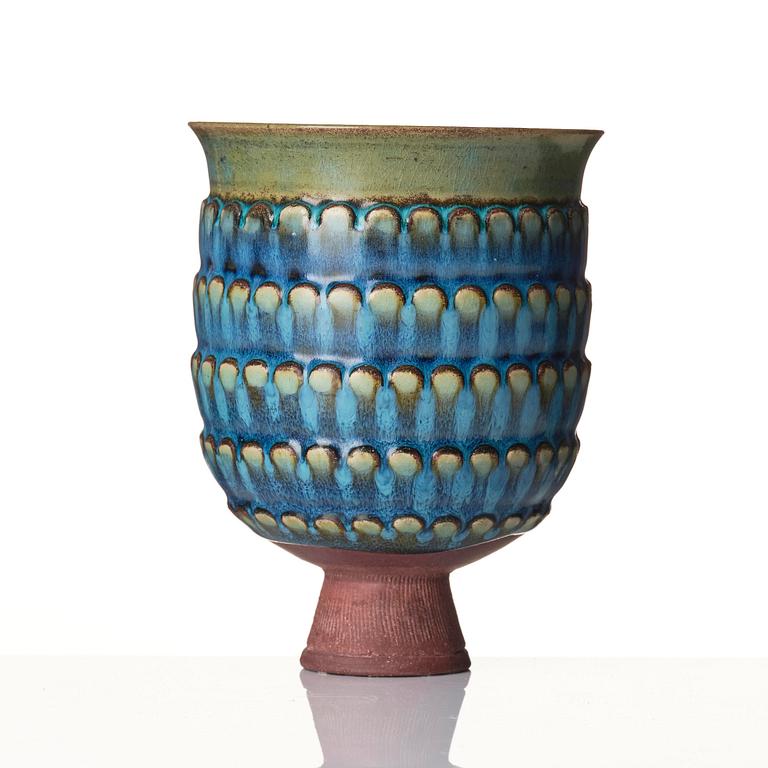 Wilhelm Kåge, a Farsta stoneware vase, Gustavsberg Studio 1950s.