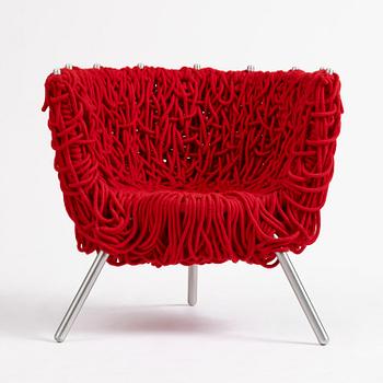Fernando & Humberto Campana, a "Vermelha" chair, Edra, Italy, post 1993.