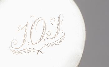 PARTI SILVER, 6 delar, mestadels Sverige, 1800-tal.