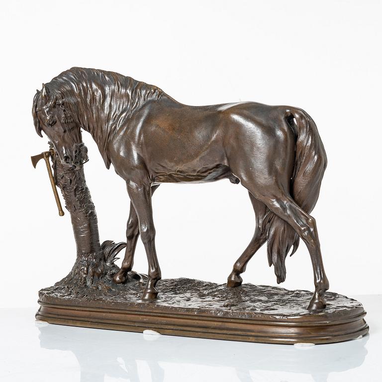 Pierre -Jules Mêne, After. "Cheval au Palmier".