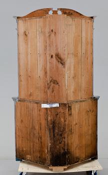 VITRINSKÅP, gustavianskt, 1700-tal.