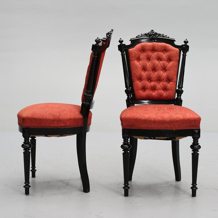 STOLAR och BORD, ny-Louis Seize, sent 1800-tal.