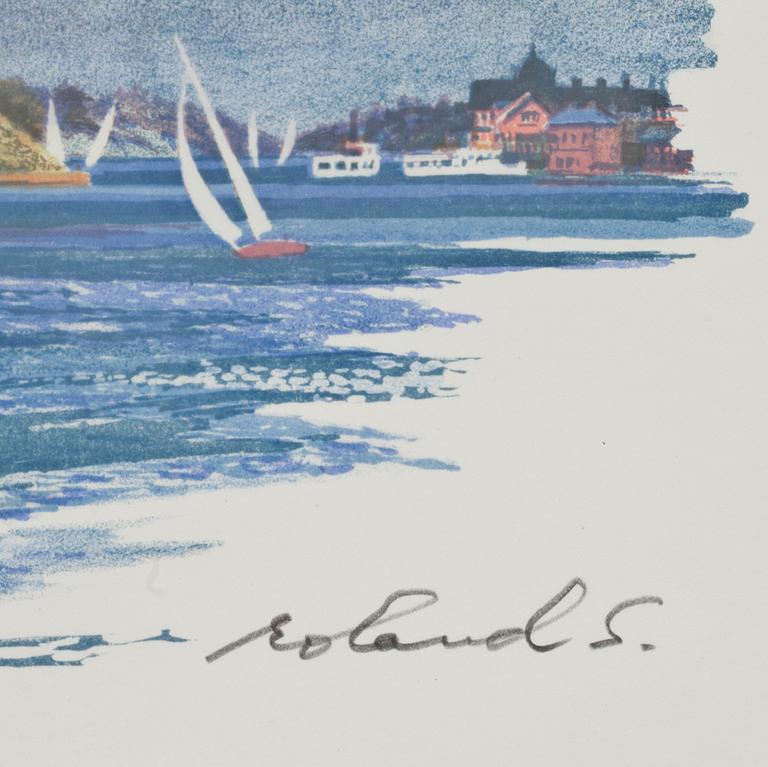 ROLAND SVENSSON, färglitografi, signerad och numrerad 111/360.
