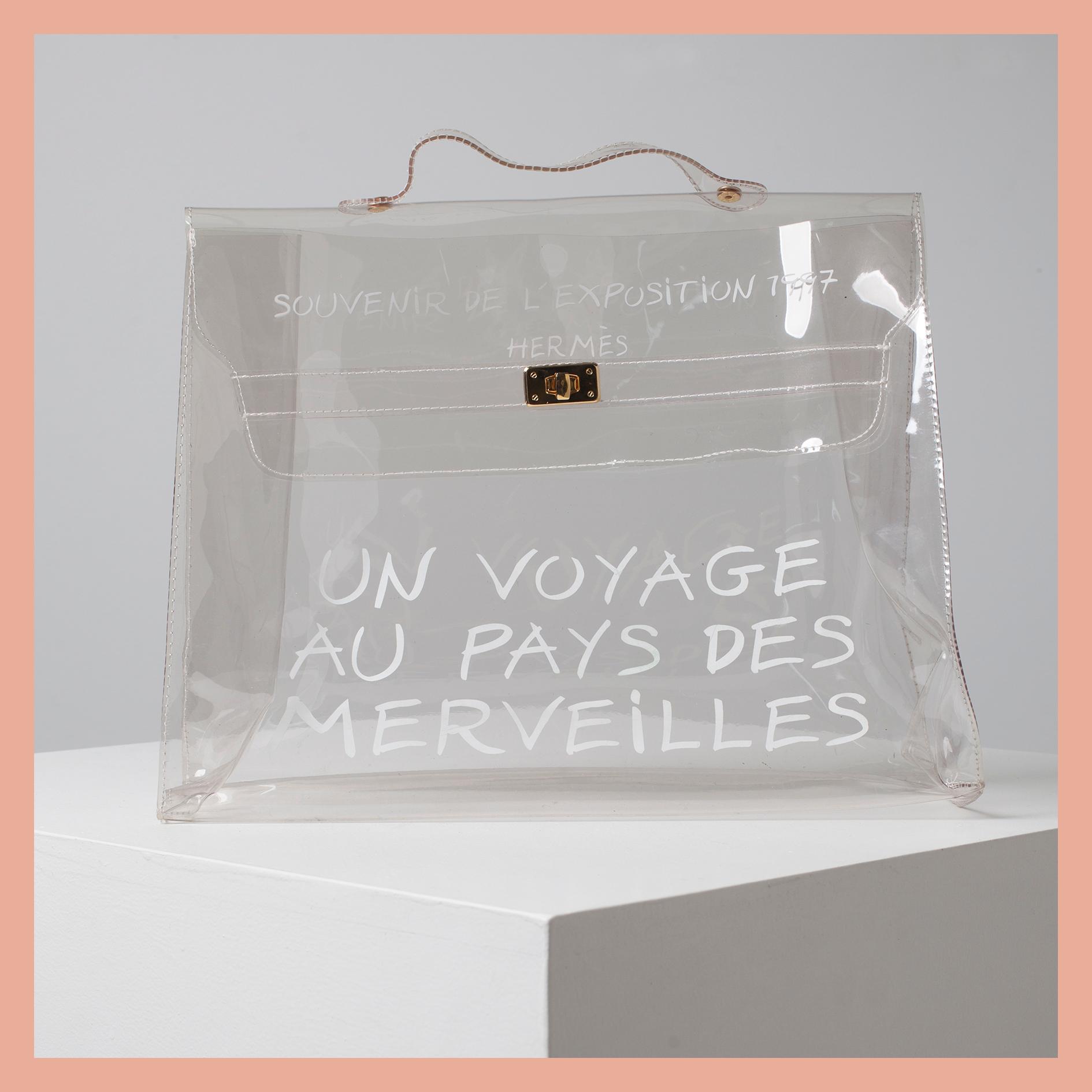 VÄSKA,"Plastic Kelly", Hermès.