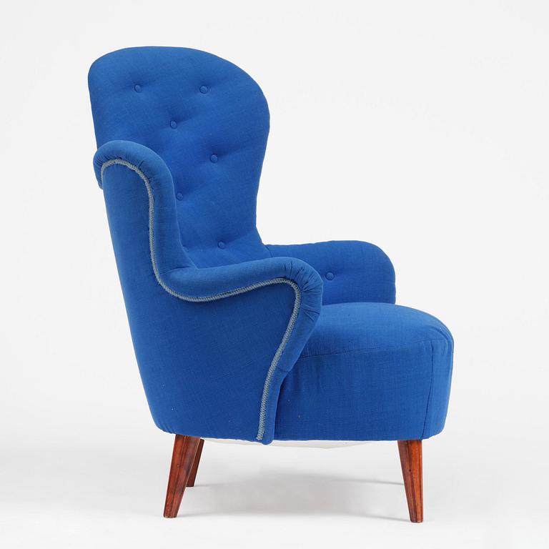 S. M. Wincrantz Möbelindustri, fåtölj, Swedish Modern, Skövde, 1940-50-tal.