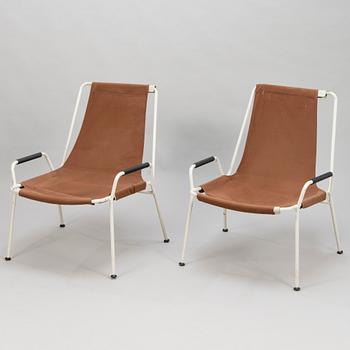 AARNE ERVI, A pair of mid-20th century armchairs for Merivaara Finland.