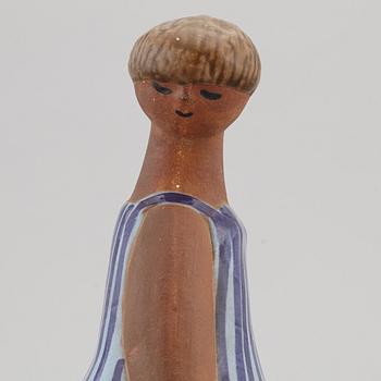 LISA LARSON, a 'Dora' stoneware figurine, from ABC-Flickorna, Gustavsberg.