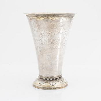 Erik Ericson, bägare, silver, Uppsala, 1797.
