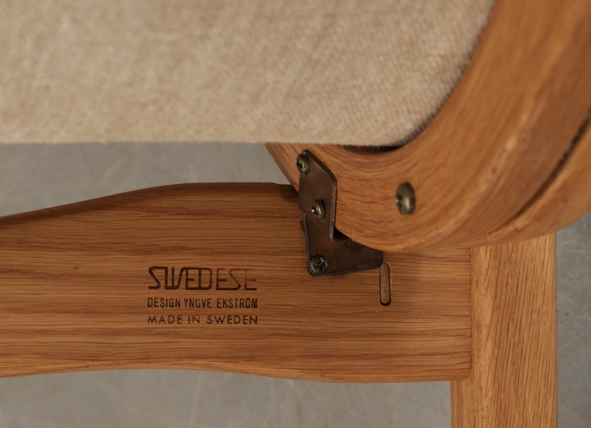 FÅTÖLJ, "Lamino", Yngve Ekström, Swedese, 1900-talets andra hälft.