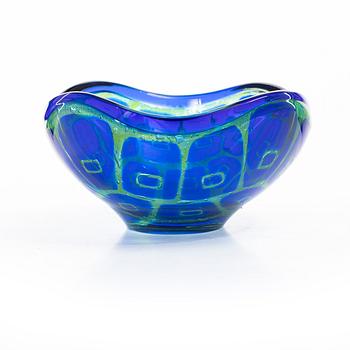 Sven Palmqvist, a 'Ravenna' glass bowl, Orrefors, Sweden.