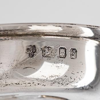 Fat, 3 st, sterling silver, England.