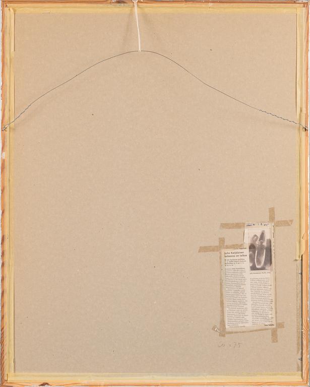 Juho Karjalainen, etsning, 2 st, signerade.