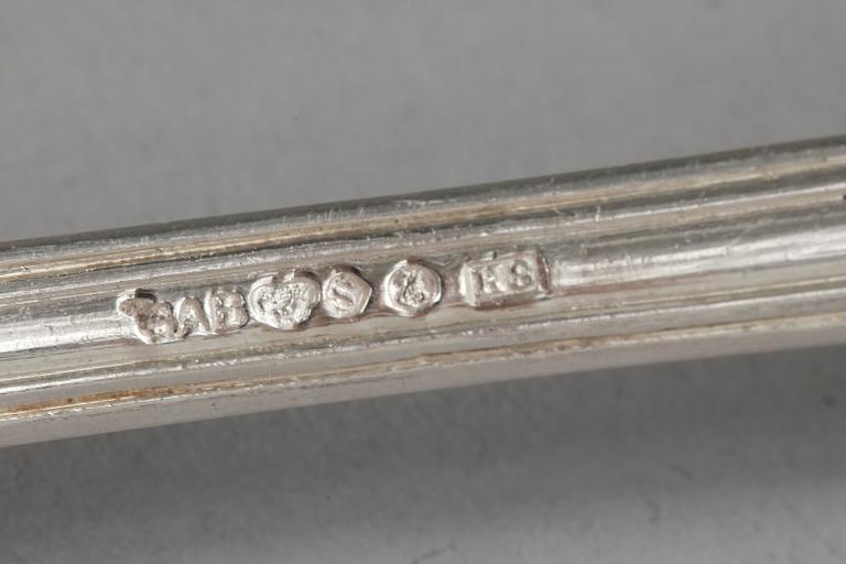 PARTI SILVER, 24 delar, 1900-tal, vikt ca 488g.