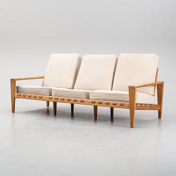 Svante Skogh, an oak sofa, Seffle Möbelfabrik, Sweden, 1960s.