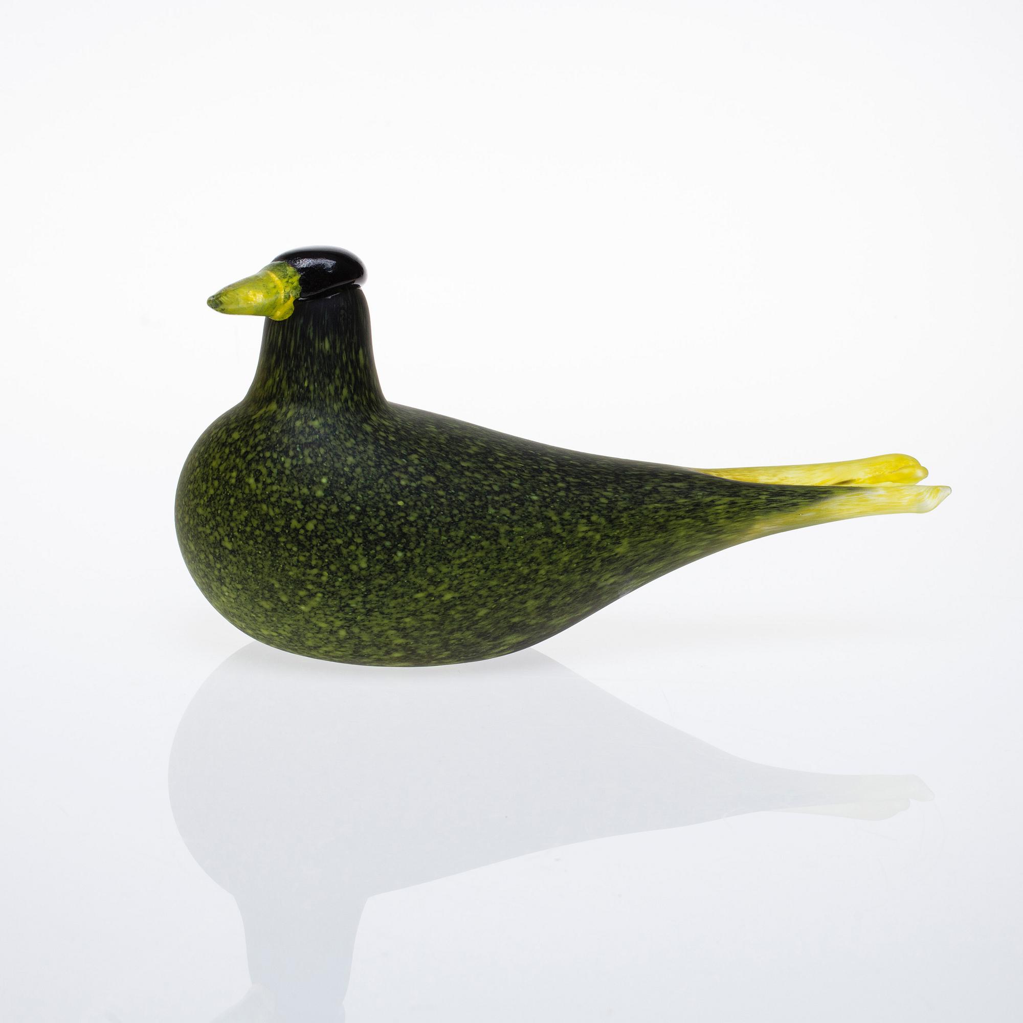 FIGURIN, glas, signerad  O.Toikka Nuutajärvi.