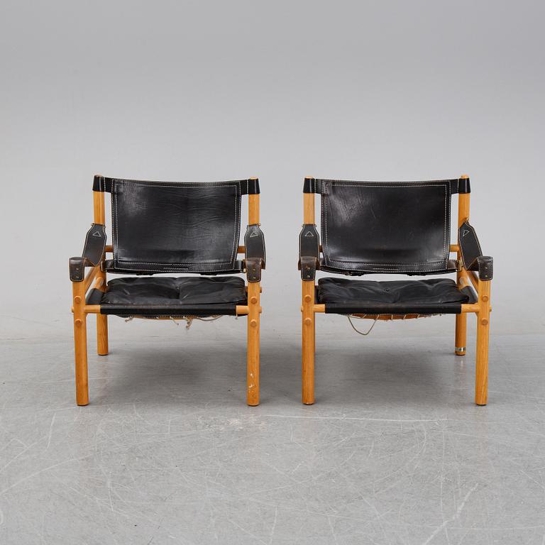 a pair of 'Sirocco' easy chairs, Arne Norell Möbel AB, Aneby, Sweden.