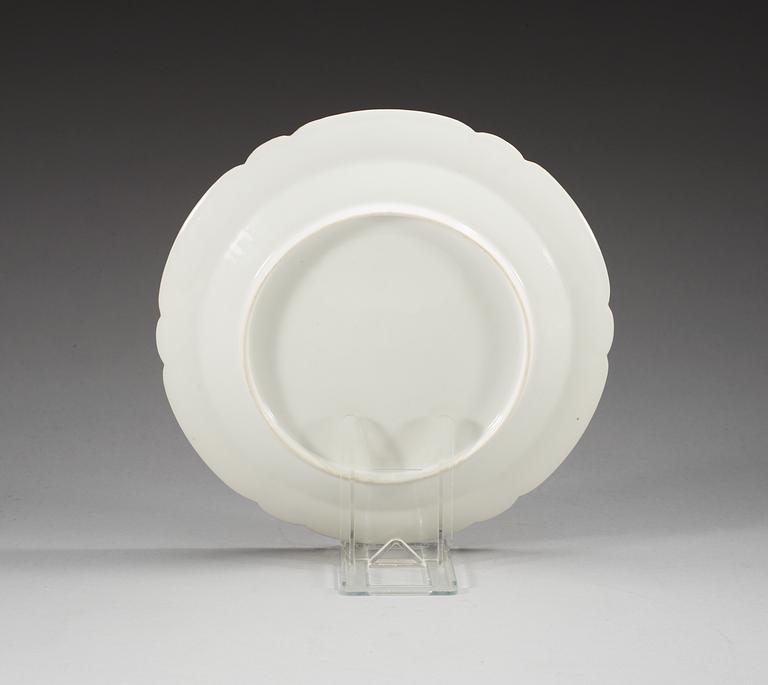 TALLRIKAR, 18 stycken, porslin. Frankrike, Lesage Fils, 1800-tal.