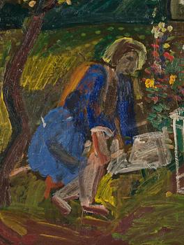 Sven X:et Erixson, In the garden.