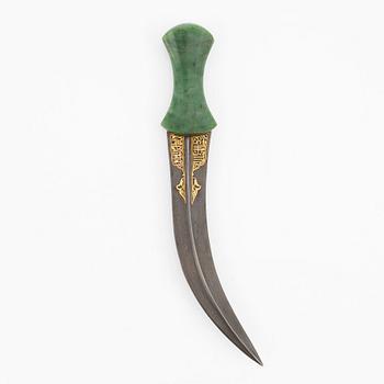 Khanjar, dagger, indopersian for the ottoman market, turn of the Century 1900.
