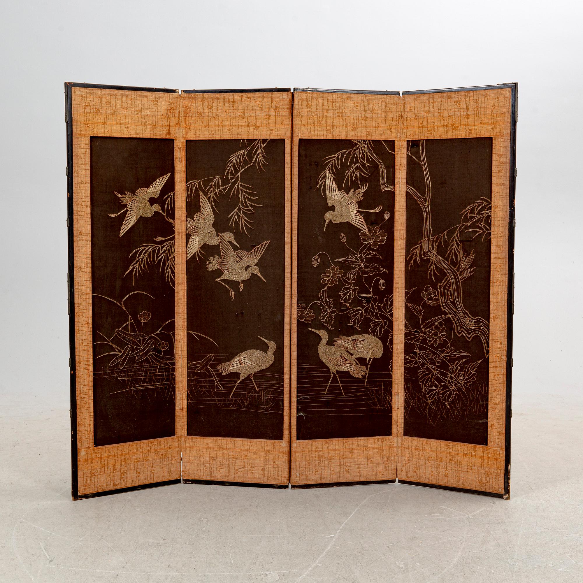 Vikskärm Japan tidigt 1900-tal.