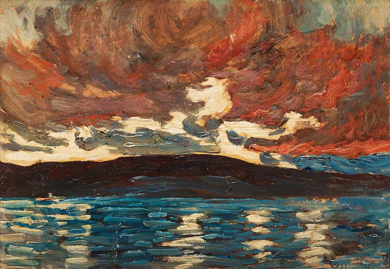 Helmer Osslund, Brooding skies.