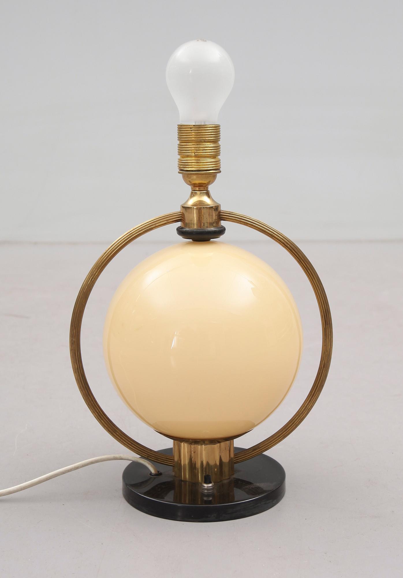 BORDSLAMPA, art déco, 1900-talets första hälft.