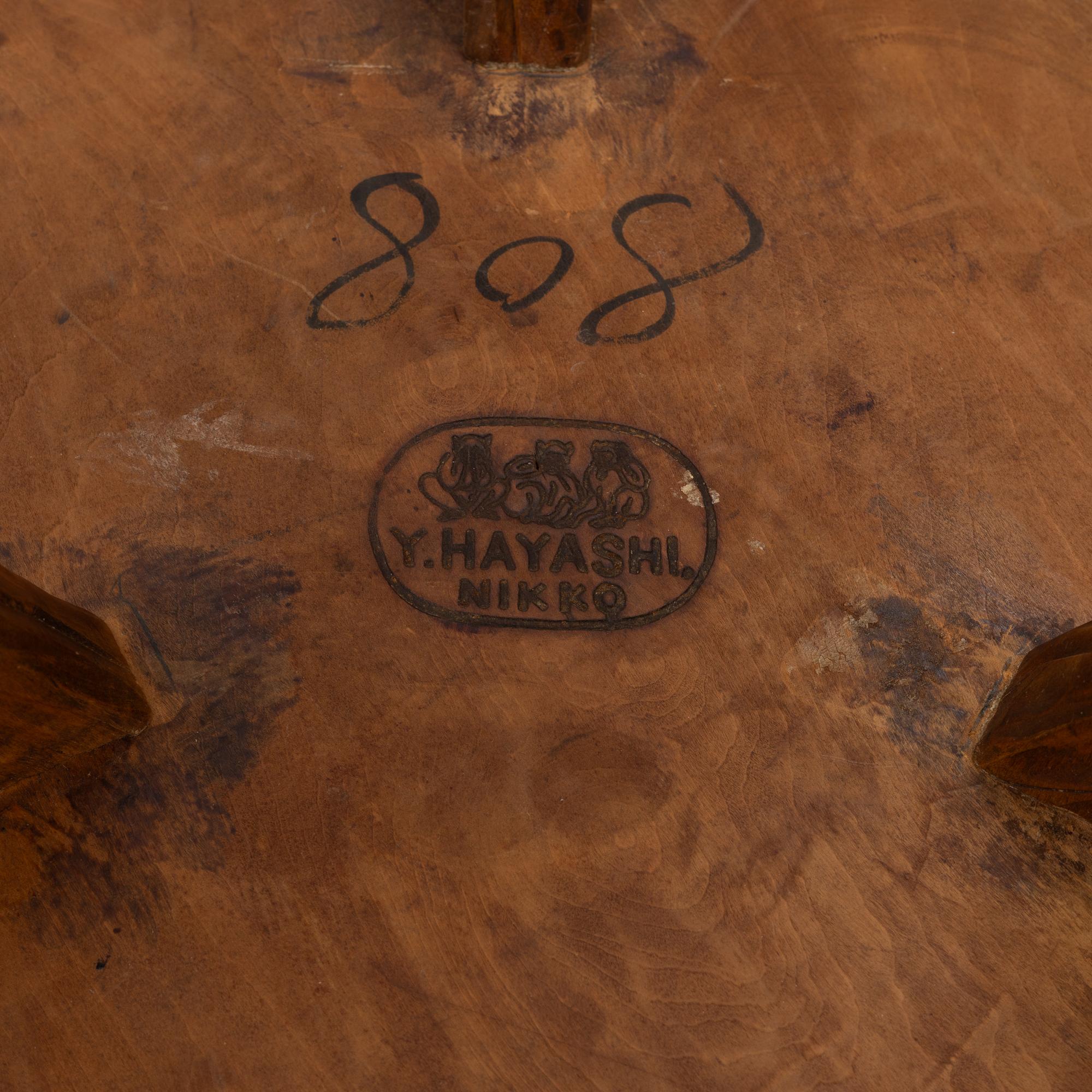 A side table, Y. Hayashi Nikko, Japan, 20th century.