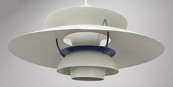 TAKLAMPA, "PH 5", Poul Henningsen för Louis Poulsen, Danmark, 1900-talets andra hälft. Höjd ca 25 m.