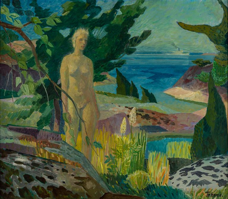 GUNNAR TORHAMN, oil on panel, signed.