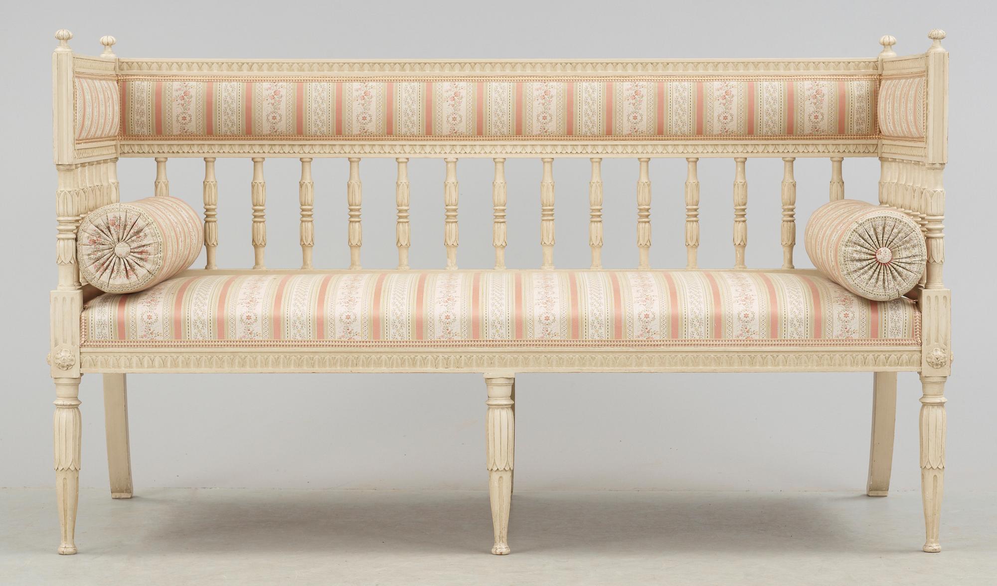 SOFFA, sengustaviansk, 1800-talets början.