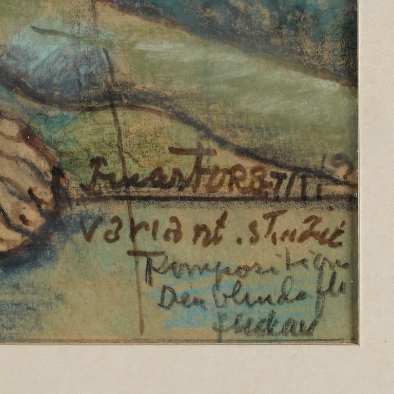 EINAR FORSETH, blandteknik, signerad.