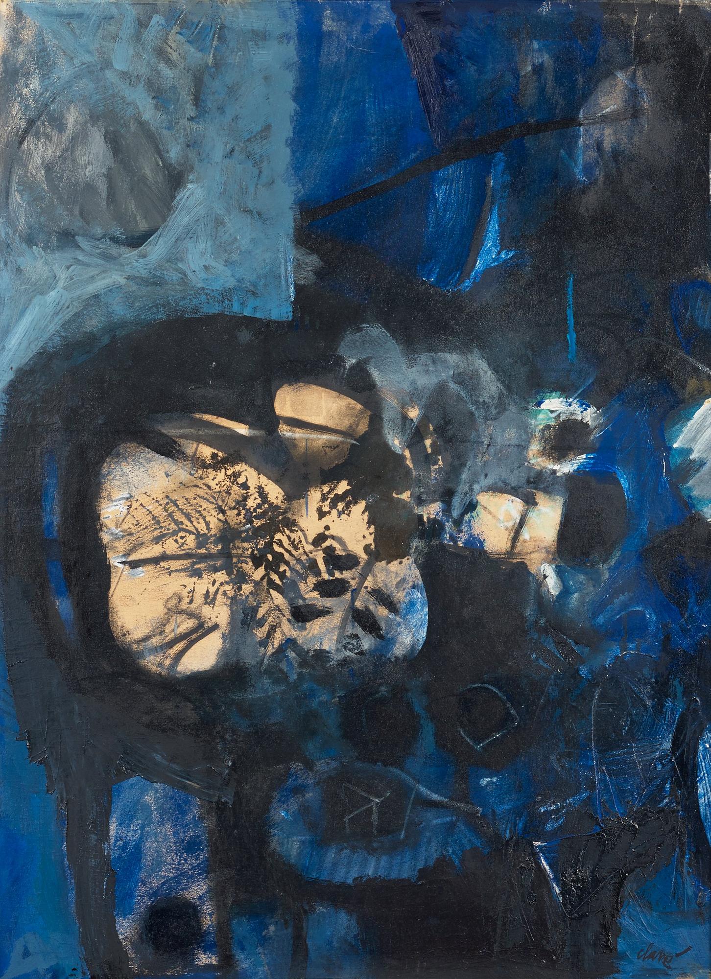Antoni Clavé, "Noir et Bleu".