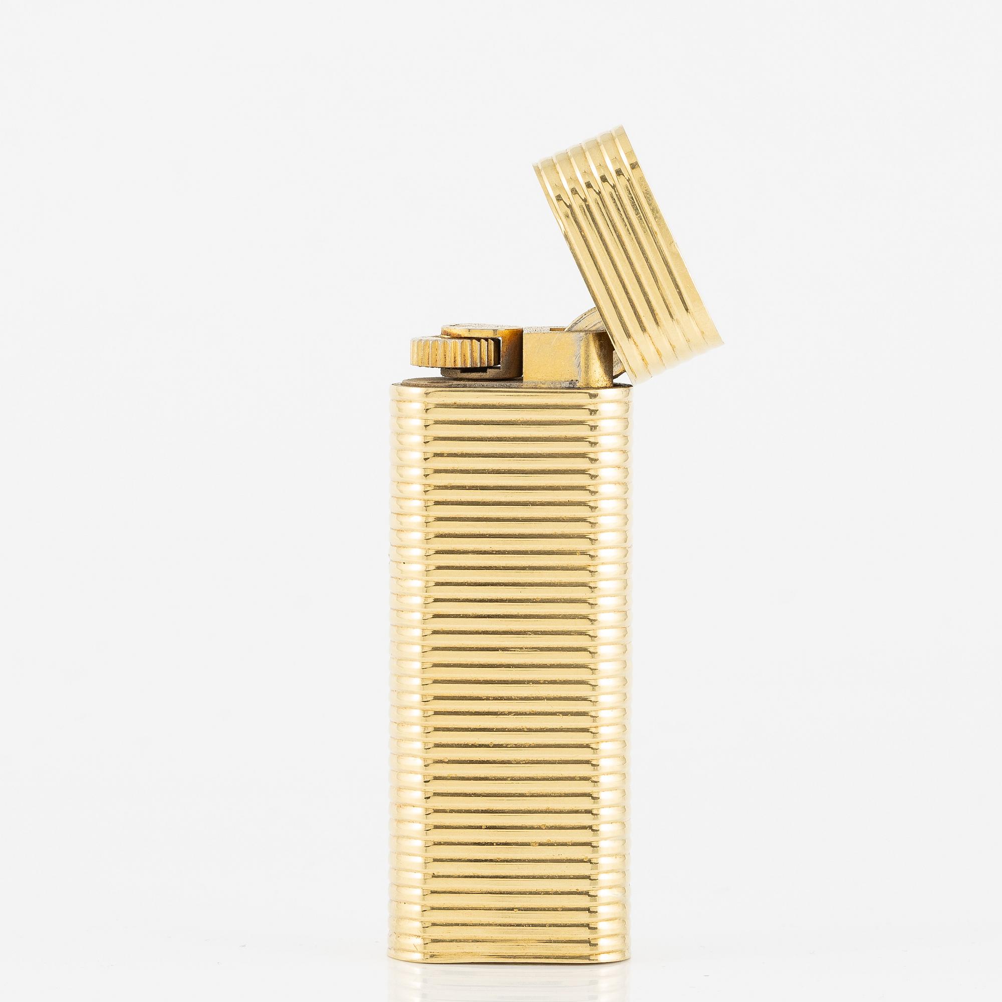 Cartier, lighter, gilded,