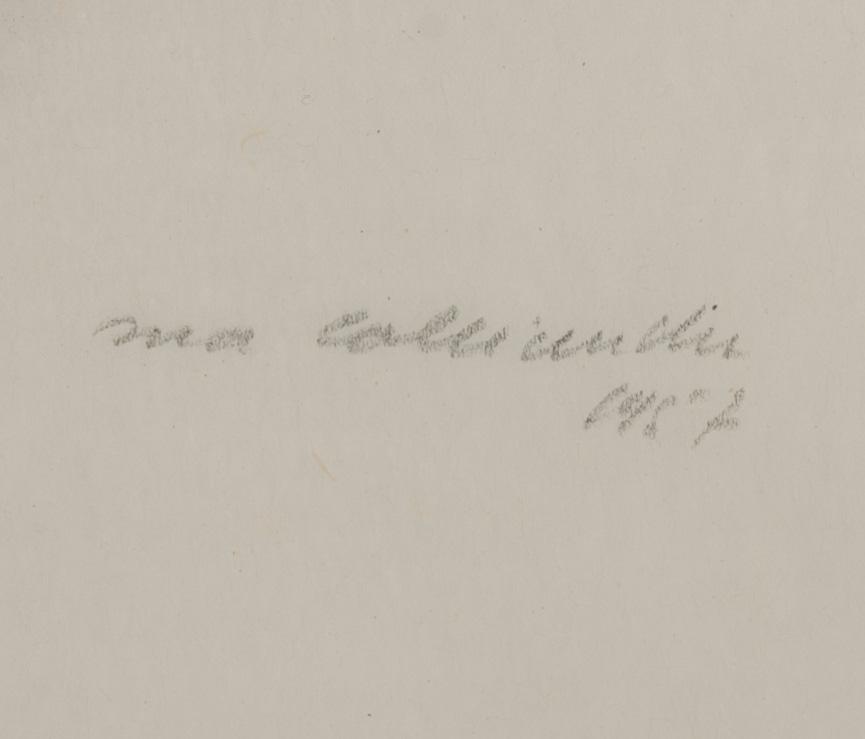 INA COLLIANDER, träsnitt, signerad, daterad 1957 och numrerad T.p.l'a I 10 II 3/10.