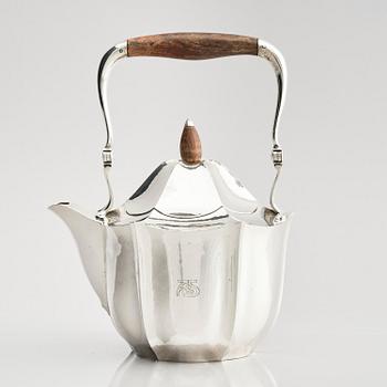 Karl Anderson, a silver coffee- and teaset, 4 pieces, Stockholm, Sweden 1918.