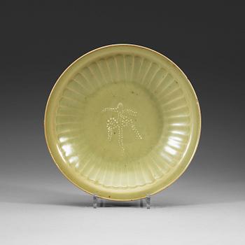 181. A celadon glazed dish, Ming dynasty (1368-1644).