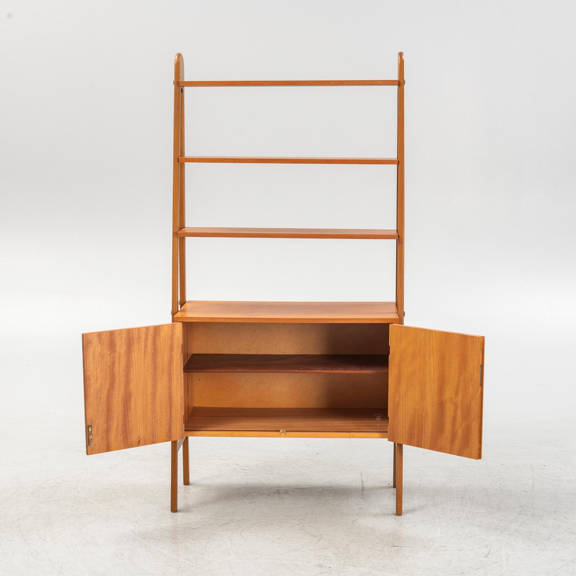 A bookcase, mid 20th Century.