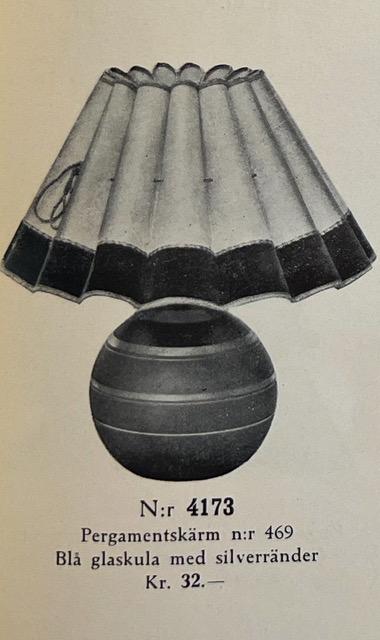 Malmö Metallvarufabrik, an imposing table lamp, variant of model "4173", Malmö, 1930s-40s.