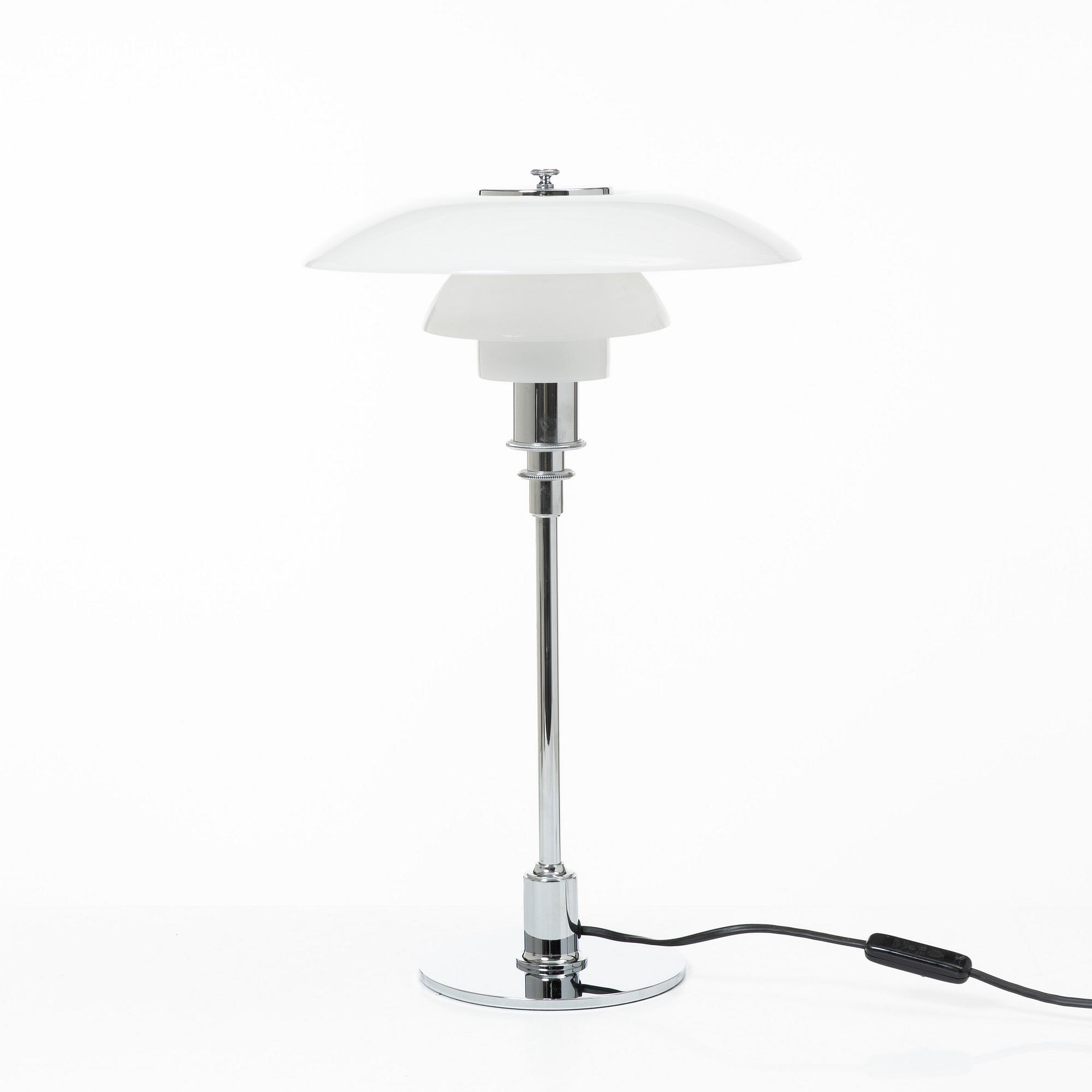 Poul Henningsen, a 'PH 3/2' table lamp, Louis Poulsen, Denmark.