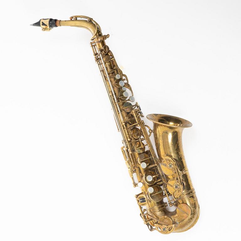 Henri Selmer Paris, altsaxofon, "Super Balanced Action", 1950, Frankrike.